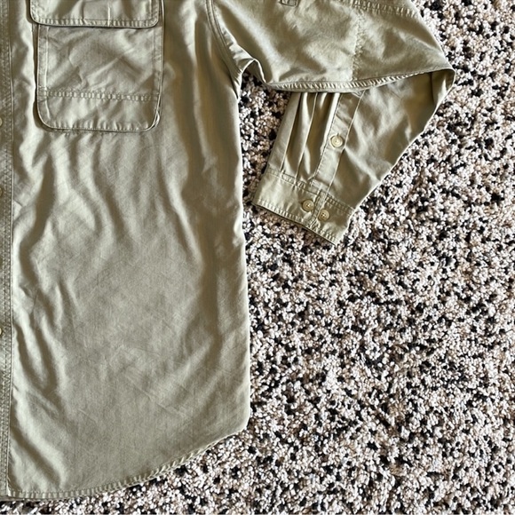 Ex Officio Adventure Shirt Vented Long Sleeve Khaki Fishing Outdoor Shirt XXL - Picture 7 of 15